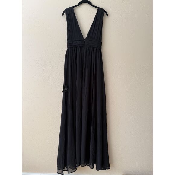 Lulus Heavenly Hues Black Maxi Dress - Picture 4 of 9